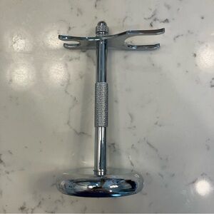 Safety Razor Stand,Shaving Brush Stand for Men,Extra Wide Openings-Fits Most!